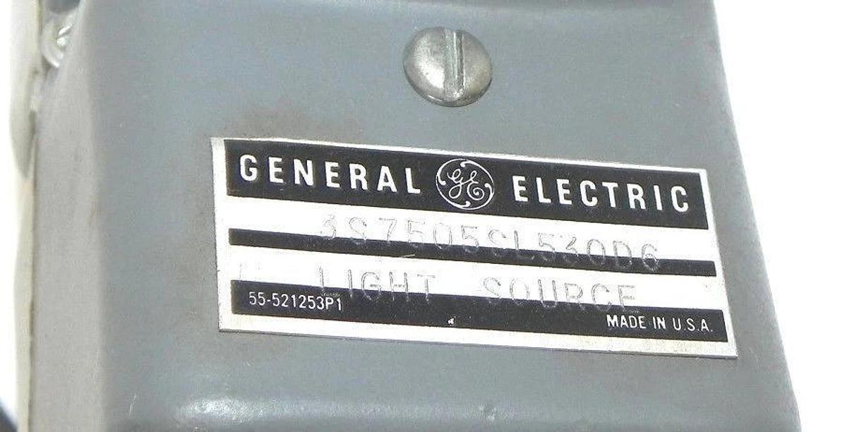 Used GENERAL ELECTRIC 3S7505SL530D6 PHOTOELECTRIC LIGHT SOURCE