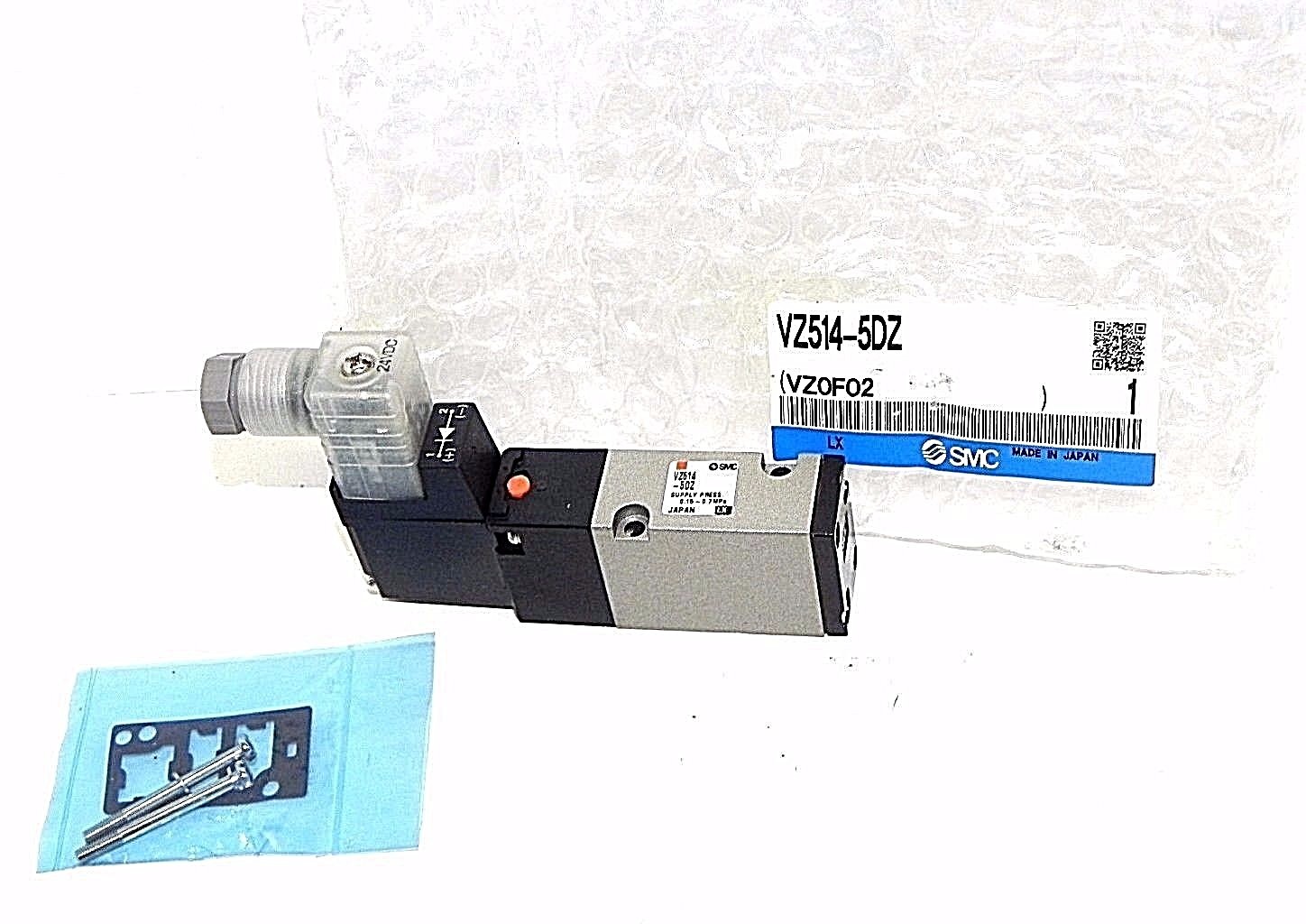 NEW SMC VZ514-5DZ VALVE SOLENOID BASE MOUNT, VZ5145DZ