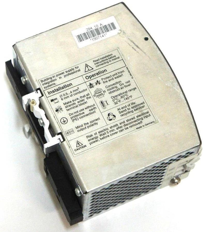Used SOLA SDN5-24-100 POWER SUPPLY SDN524100, 115/230 VAC, 2.6-1.4A, 50/60HZ