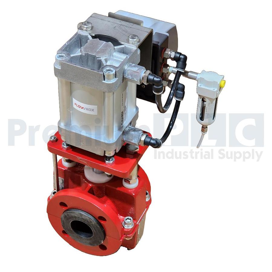 Used NEW VALMET FLOWROX PVE2AK150-601LX PINCH VALVE W/ ND9103HXV01 CONTROLLER NSNP