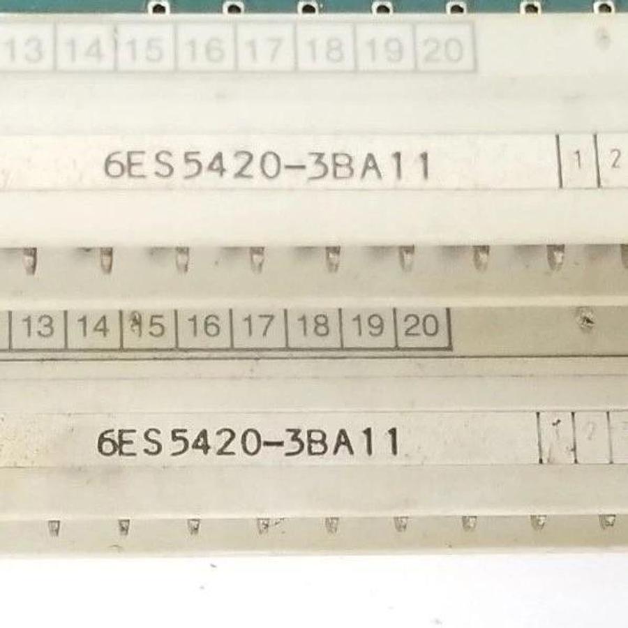 Used LOT OF 2 SIEMENS 6ES5420-3BA11 INPUT BOARDS C79040-A92-C192-1-87
