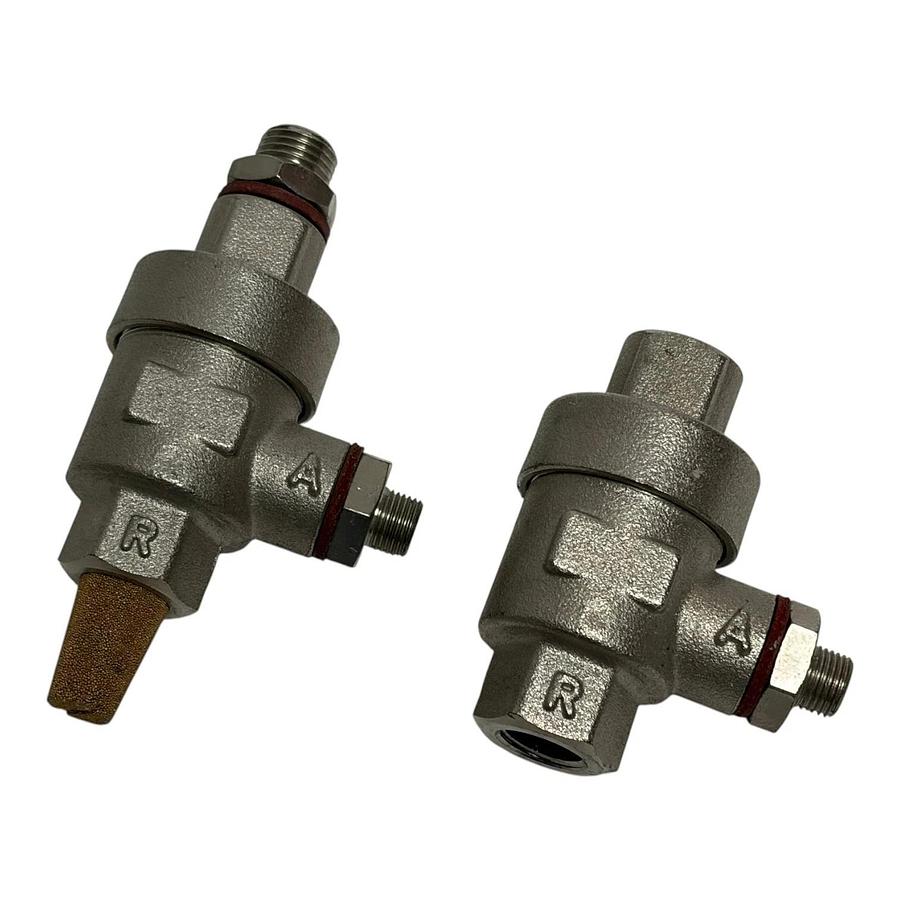 New Surplus Lot of 2 Tire Changer Quick Exhaust Valves 1/4" NPT Air Port P A R