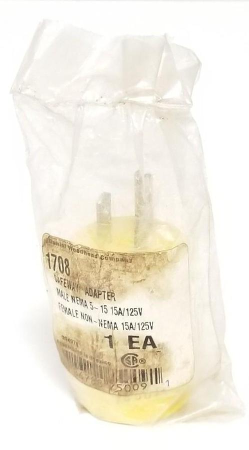 Used NEW BRAD HARRISON WOODHEAD 1708 SAFEWAY ADAPTER