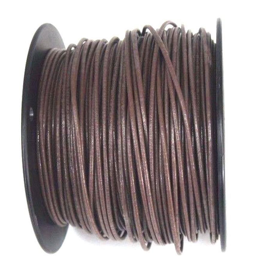 NEW ENCORE WIRE YM678813 12 AWG BROWN SOLID COPPER WIRE 500FT E123774