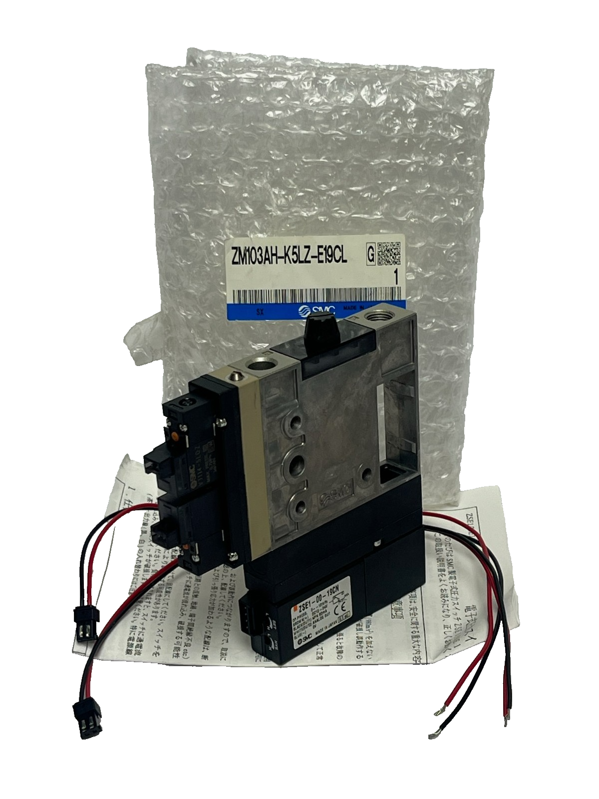 Used SMC ZM103AH-K5LZ-E19CL Vacuum Generator High Pressure Type New Surplus
