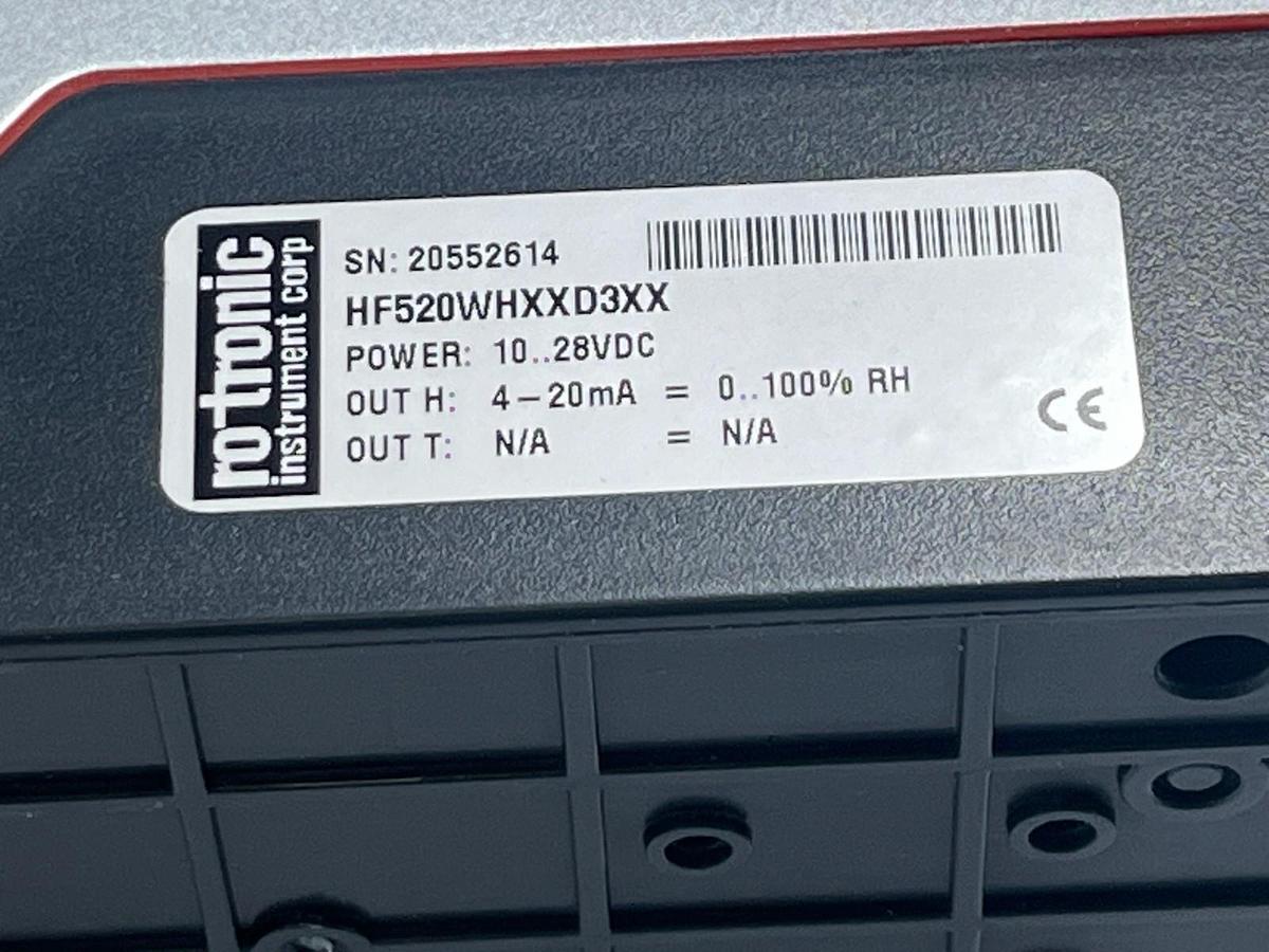 Used Rotronic HF520-WHXXD3XX HygroFlex - HF5 Humidity & Temperature Transmitter NSMP