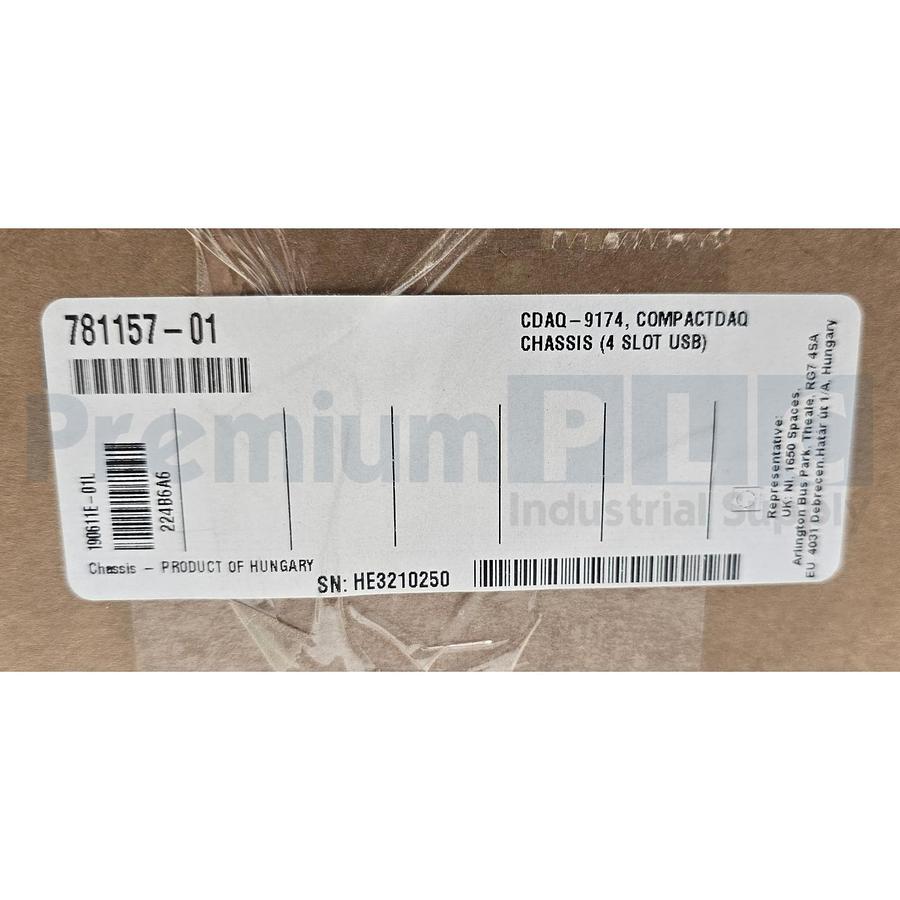 Used NATIONAL INSTRUMENTS NI cDAQ-9174 CompactDAQ CHASSIS (4 slot USB) 781157-01 NSMP