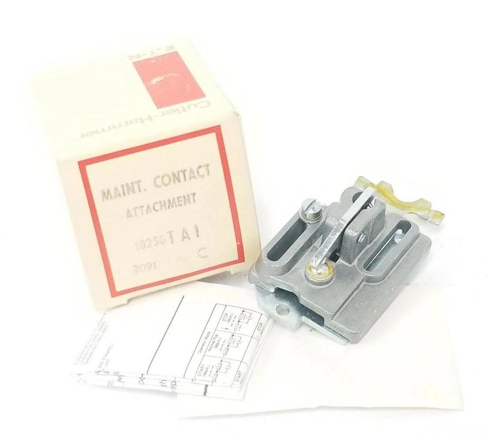 Used NIB EATON CUTLER-HAMMER 10250TA1 MAINT. CONTACT ATTACHMENT 10250T