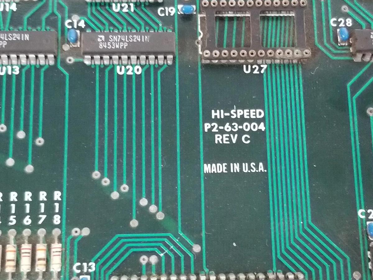 Used HI-SPEED P2-63-004 REV. C WEIGHT FEEDBACK MODULE BOARD P263004