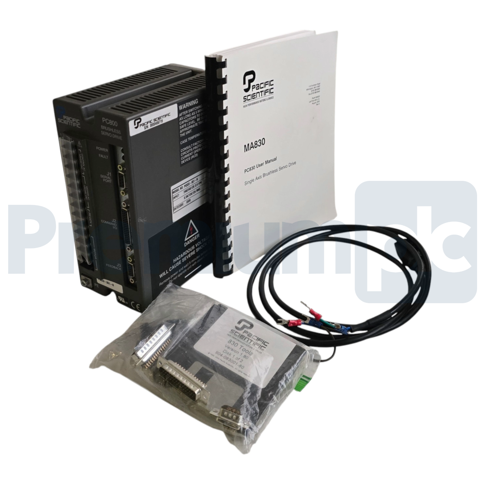 Used Pacific Scientific PC833-001-N PC800 Series Brushless Servo Drive PC833001N NSNP