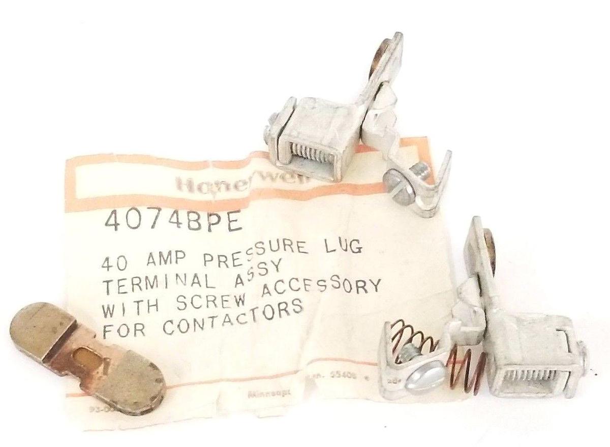 Used NEW HONEYWELL 4074BPE PRESSURE LUG ASSEMBLY 40AMP