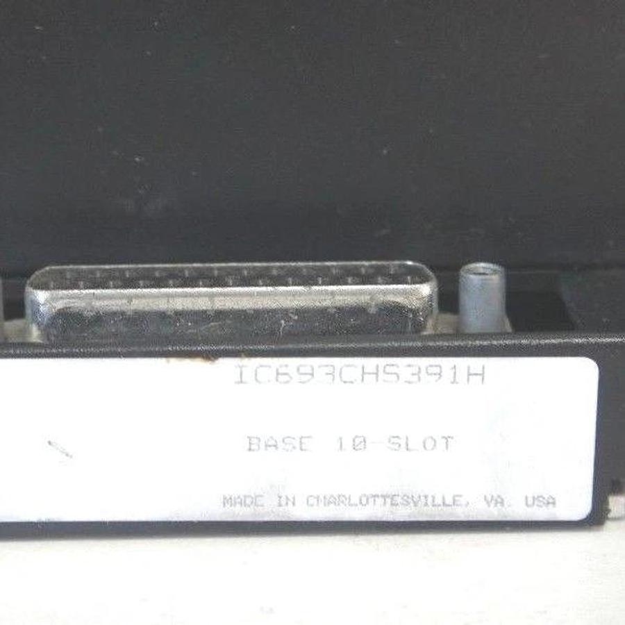 Used GE FANUC IC693CHS391H 10 SLOT RACK W/ (4) IC693MDL645D & (1) IC693MDL740E