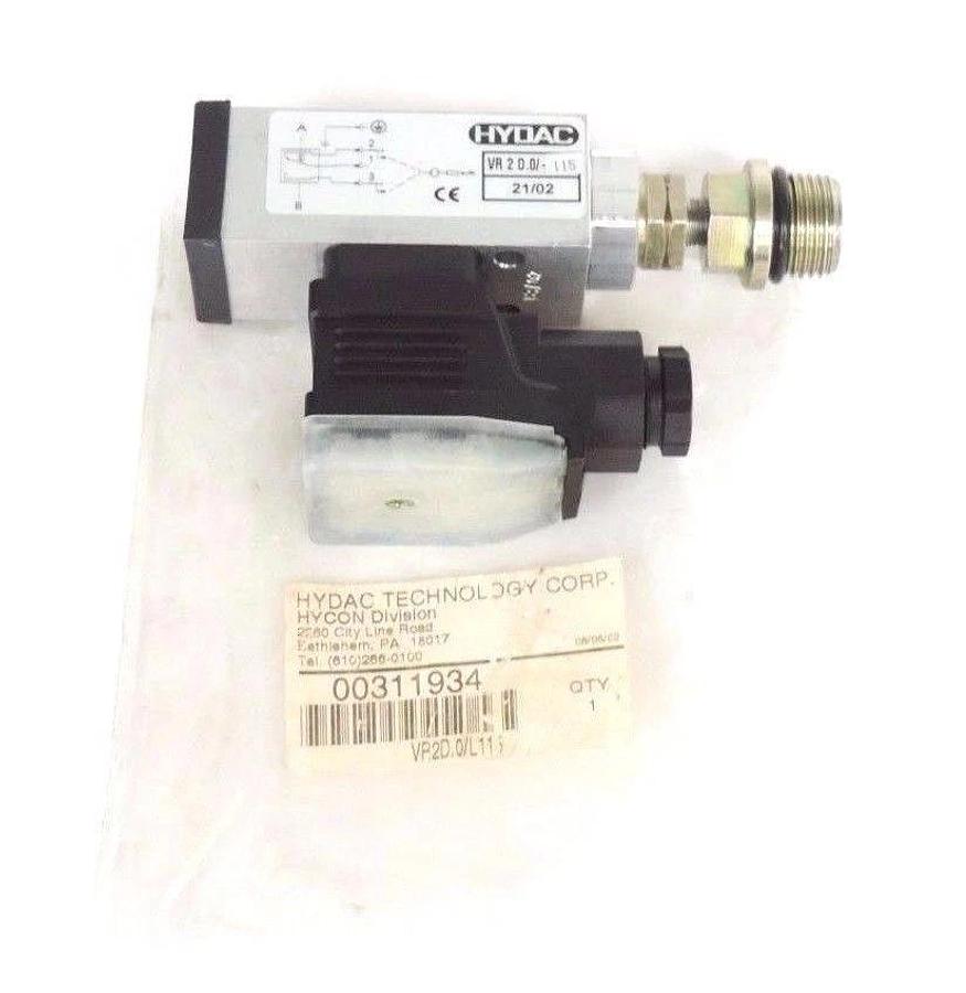 NEW HYDAC VR 2 D.0/-115 FILTER CLOGGING INDICATOR 00311934 115V VR-2D.0/L115