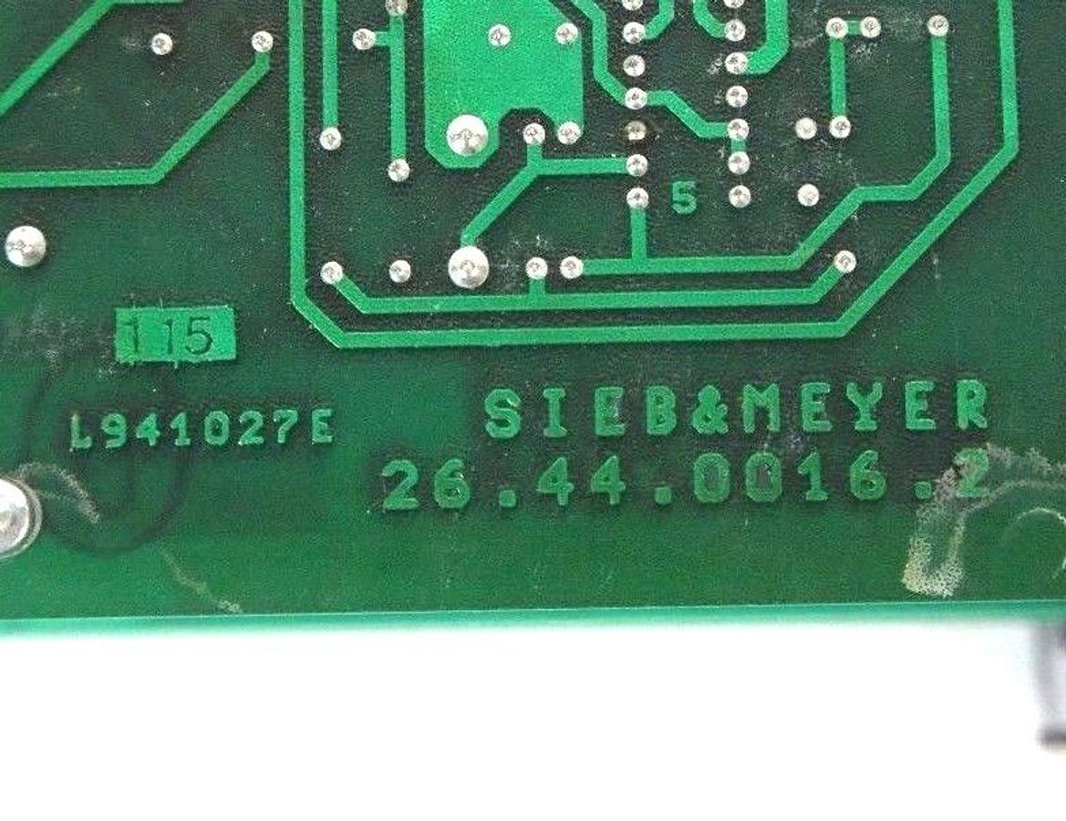 Used SIEB & MEYER SINUDYN 26.44.18 BRUSHLESS SERVO CONTROLLER 26.44.0016.2 L9410276