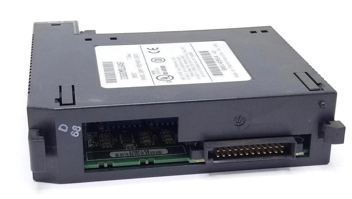 Used GE FANUC IC693MDL645F INPUT MODULE 24VDC 16PT POS/NEG LOGIC W/O WIRING TERMINAL