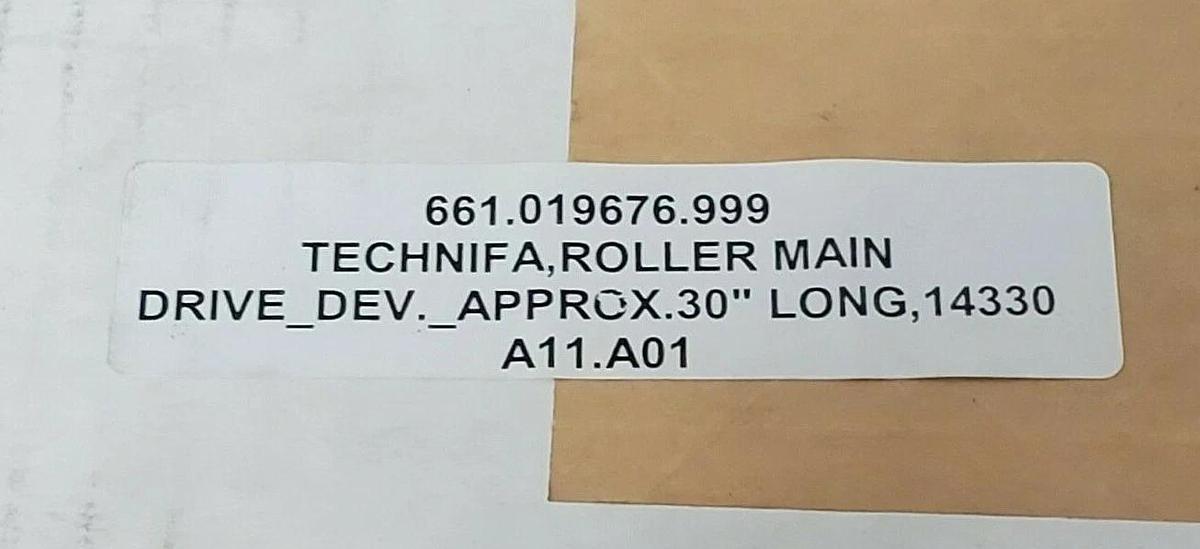 Used NIB 6000 DEVELOPER P/N: 14330 DRIVE ROLLER 30'' IN. LONG
