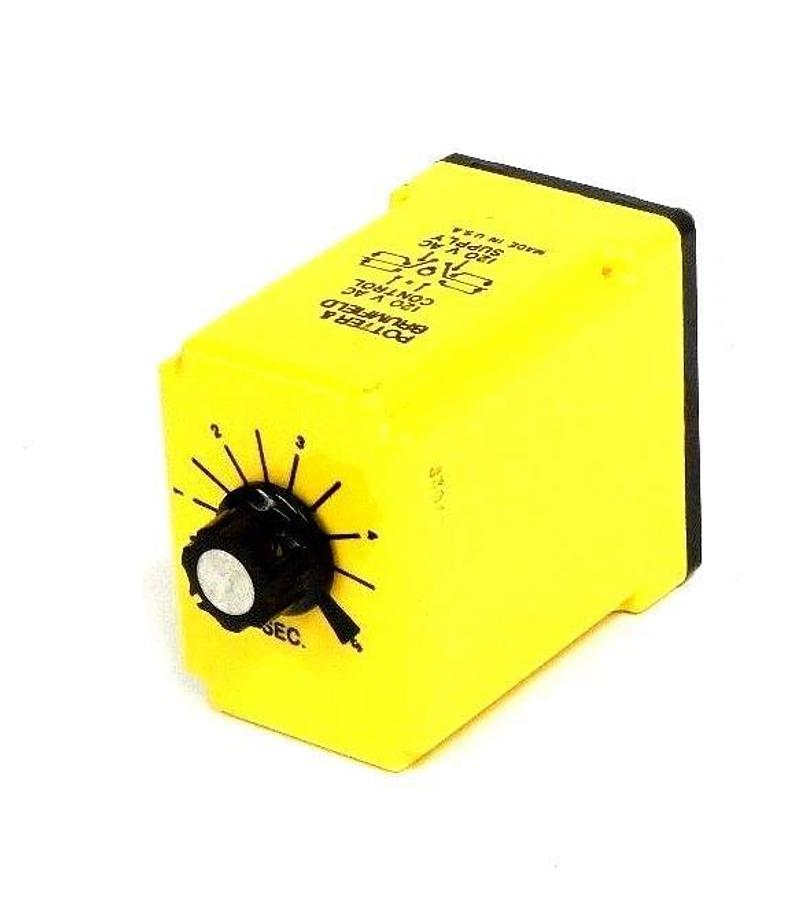 Used POTER & BRUMFIELD CBD-38-70091 TIME DELAY RELAY 120V, 10A, CBD3870091