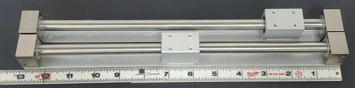 Used NIB SMC CY3RG10-250 MAGNET COUPLED RODLESS CYLINDER CY3RG10250 (QTY:2)