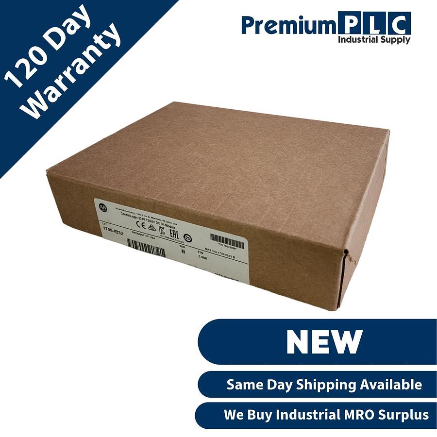Used NEW SEALED ALLEN BRADLEY 1756-IB32 /B ControlLogix 32-PT 12/24V DC INPUT MODULE