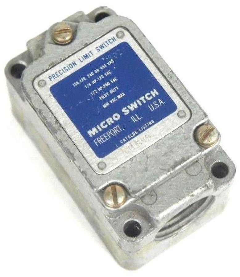 Used MICRO SWITCH 1LS19 LIMIT SWITCH 10A-120 240 OR 480VAC SWITCH BODY ONLY