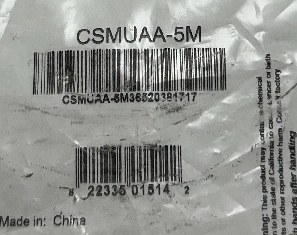 2 L-COM PREMIUM USB CABLES CSMUAB-3M / CSMUAA-5M TYPE A-B / A-A 3M/5M NSMP