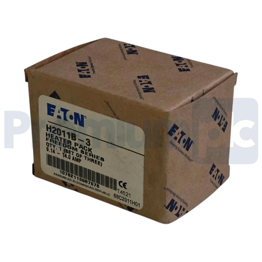 Used (Box of 3) Eaton Cutler-Hammer H2011B-3 Freedom Heater Pack 9.14-14.0A NSMP