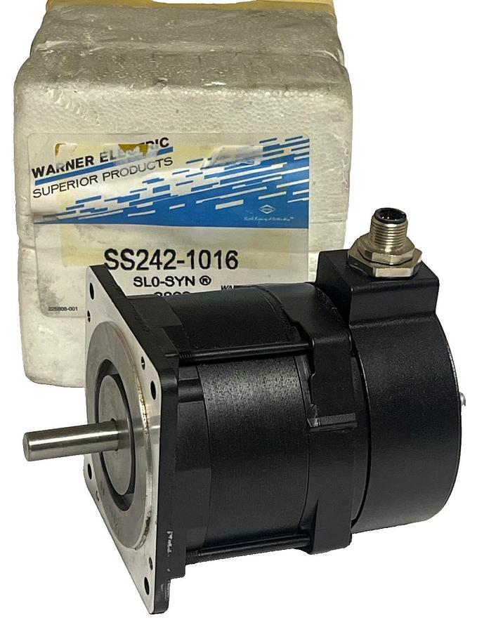 Warner Electric SLO-SYN SS242-1016 Synchronous Motor 240V 72RPM 240oz-in NSMP