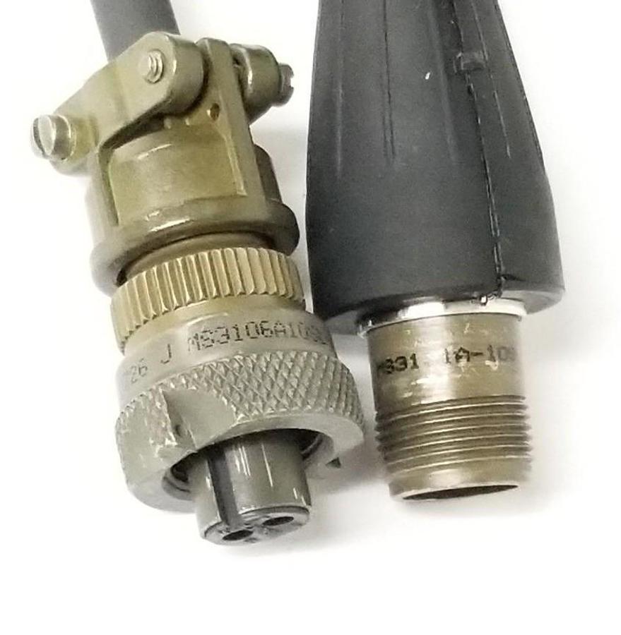 Used NEW CTC CB104-R2C-010-D2H POLYURETHANE COIL CONNECTOR CABLE 10FT