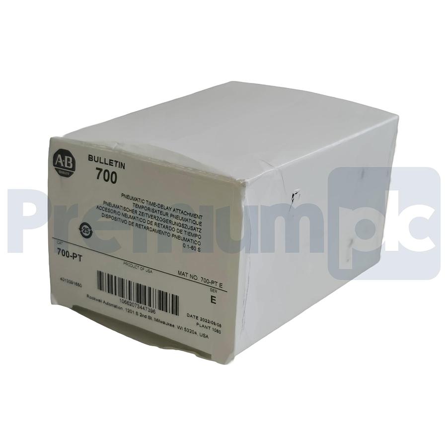 Used Allen-Bradley 700-PT /E Pneumatic Time-Delay Attachment 0.1-60s 10A 700PT NSMP