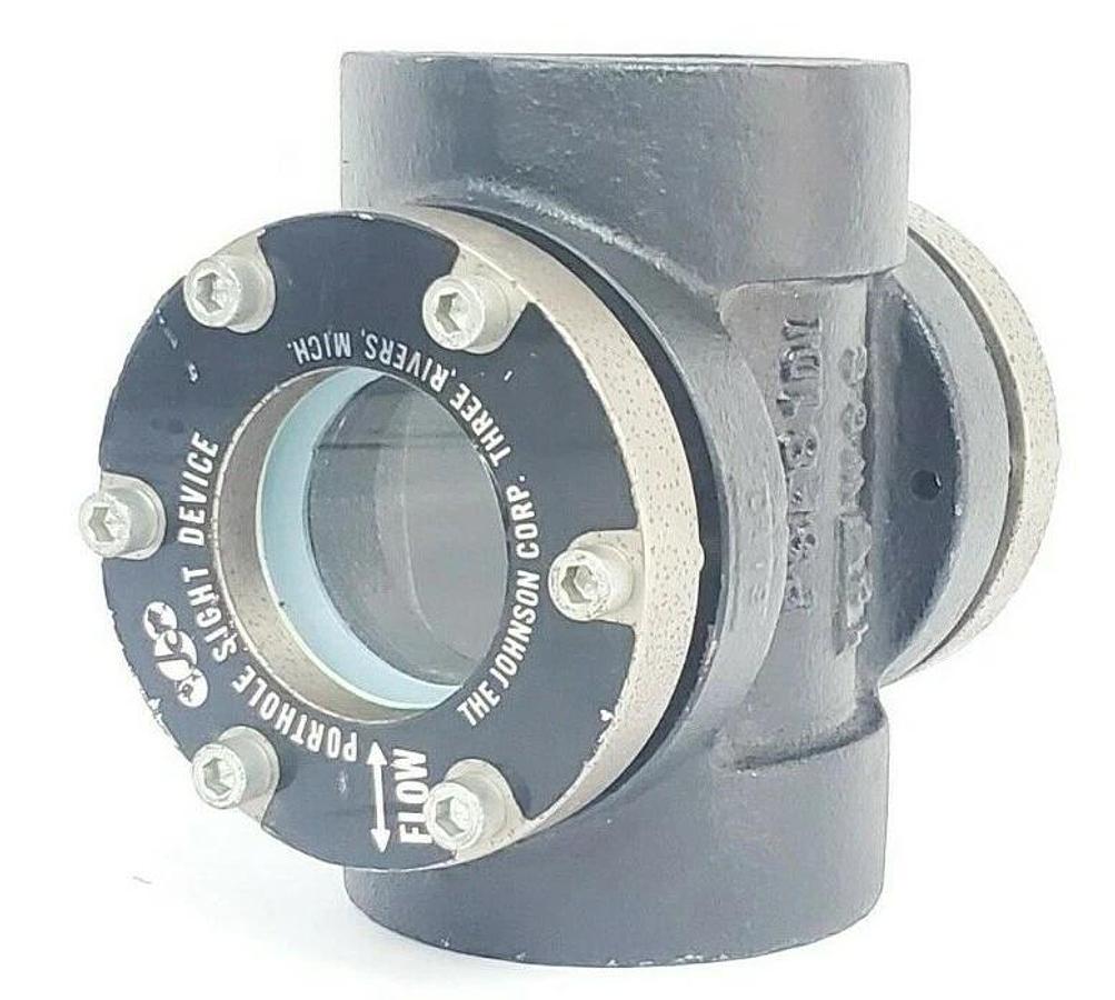 Used JOHNSON PSF81DI VALVE PORTHOLE SIGHT DEVICE 125WOG PSF81D1