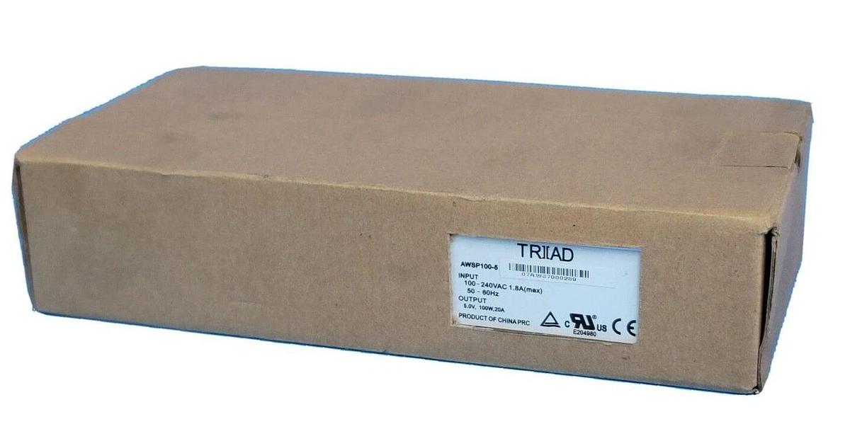 Used NIB TRIAD MAGNETICS AWSP100-5 AC-DC CONVERTER AWSP1005