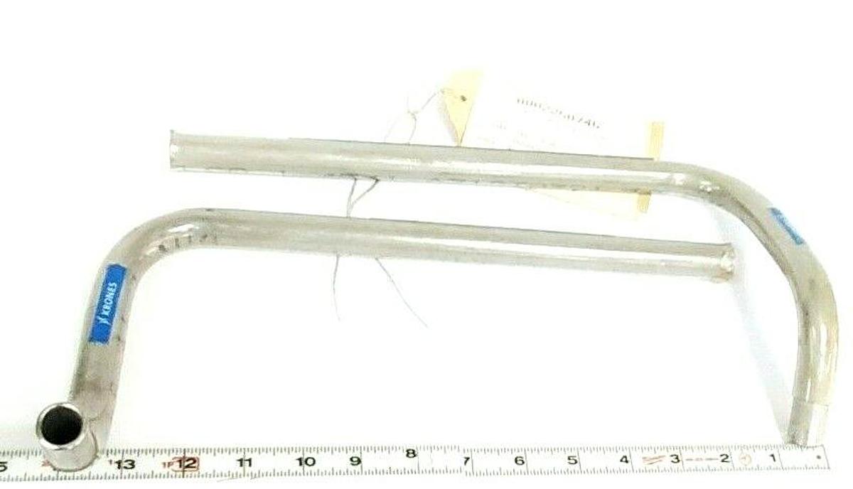 Used LOT OF 2 KRONES 1-054-15-100-0 PIPES CPL. L-R DELCO A312TP321 1054151000