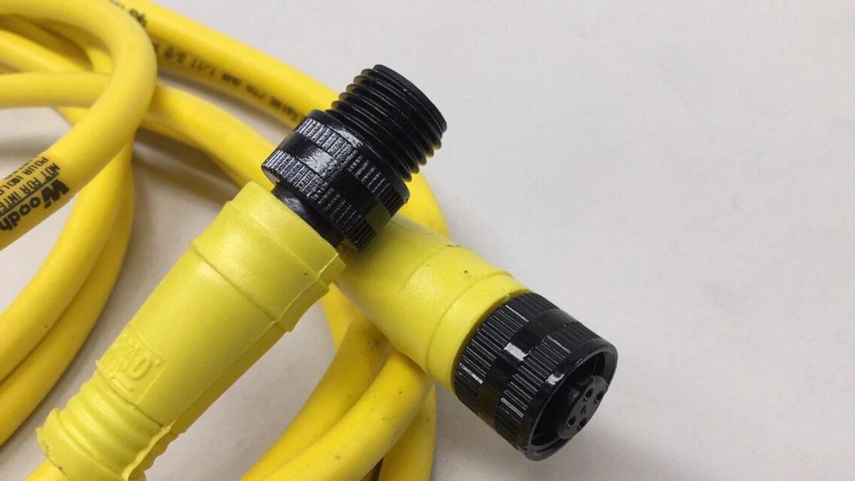 Brad Harrison 774030D02F120 Micro Change Cable 4P Male Straight 70502-004 12' Ft for sale online