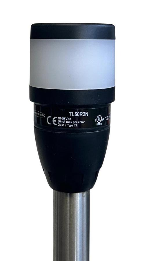 BANNER TL50R2N / 14378 TOWER LIGHT W/ FLASH ONLY 2M CABLE 18-30VDC NSNP