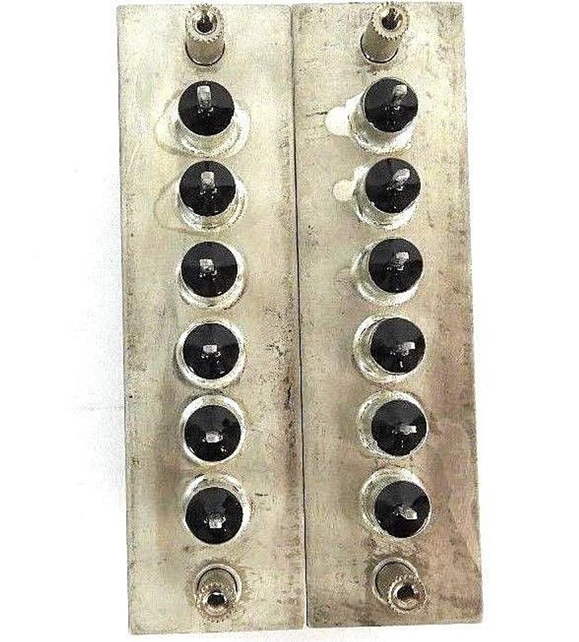 Used LOT OF 2 TUSONIX INC 7606-551N LF TERMINAL BLOCKS AQ 3, SREW, 20, 6