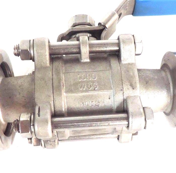 Used ROBERT-JAMES PA03 8A76, 8AN6, 1''-316, 1000 WOG VALVE W/ 316-L, 815230 EXTENSION