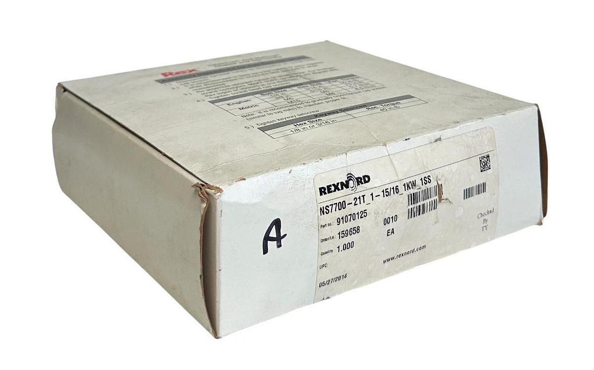 REXNORD NS7700-21T_1-15/16_1KW_1SS / 91070125 SPROCKET 1-15/16'' BORE NSMP