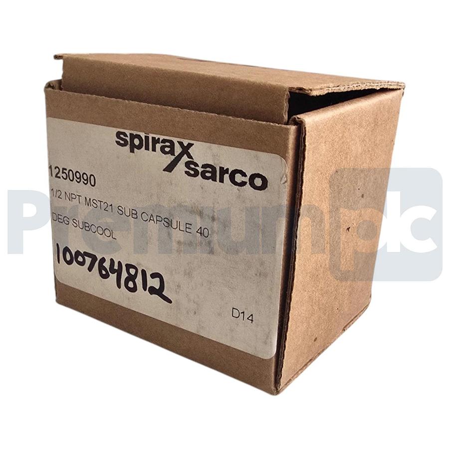 Spirax Sarco 1250990 MST21 Thermostatic Steam Trap 1/2" FNPT 518°F 304psig NSMP