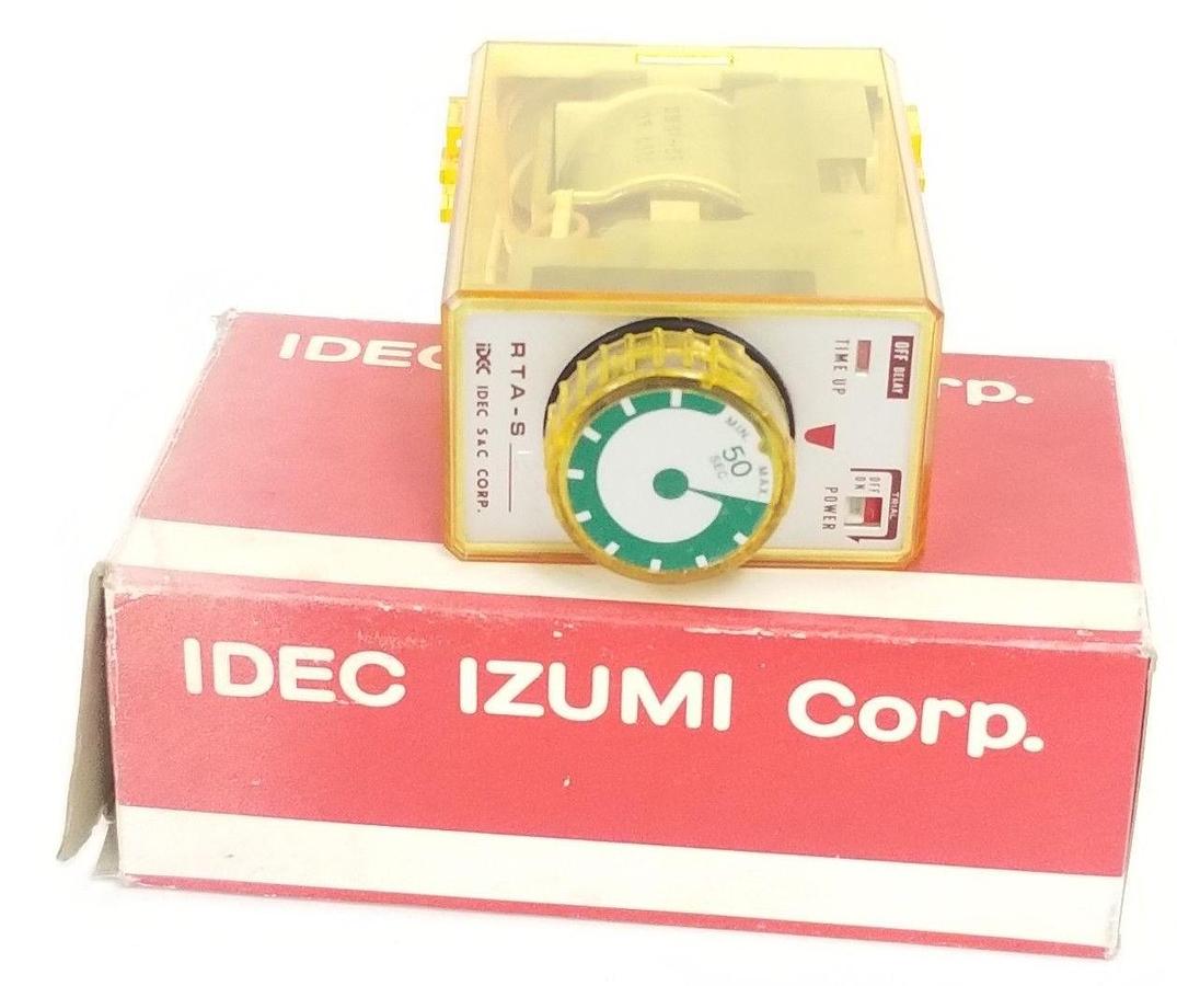 Used IDEC IZUMI RTA-SP2F PNEUMATIC TIMER RTASP2F, 120V, 50/60HZ (IN BOX)