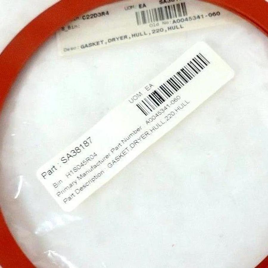 LOT OF 2 NEW GENERIC SA38187 GASKET, DRYER, HULL, 220, HULL, A0045341-060