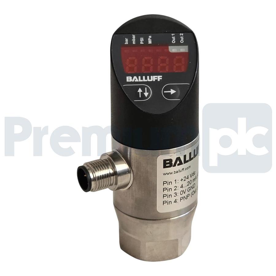 Balluff BSP0017 Digital Pressure Sensor M12 0...20 bar BSP B020-EV002-A02A0B-S4