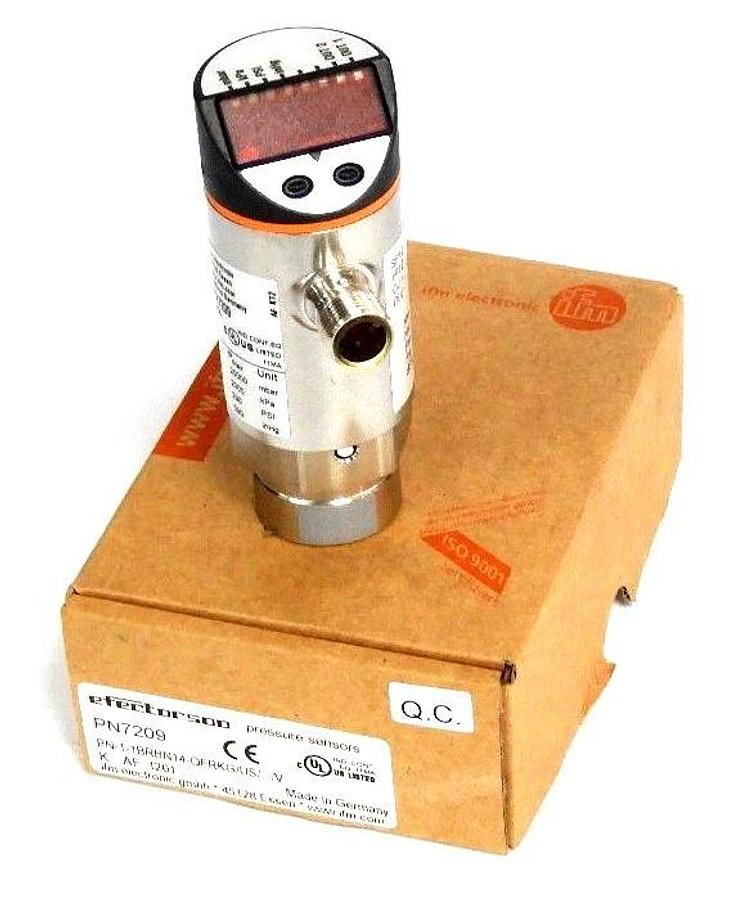Used NIB EFFECTOR PN-1-1BRBN14-QFRKG PRESSURE SENSOR PN7209, PN11BRBN14QFRKG