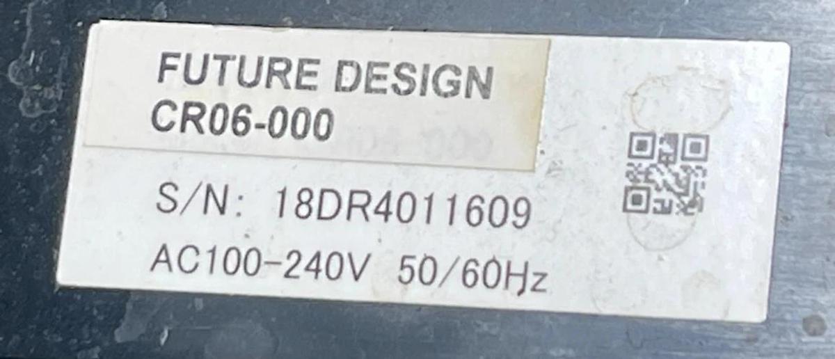 Used Future Design CR06-000 Chart Recorder 6-Channel Paperless Data Logger Ethernet