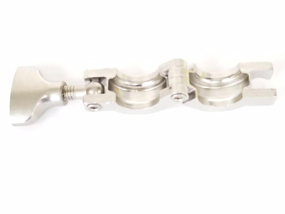 Used NEW TRI-CLOVER .5 + .75 CLAMP STAINLESS