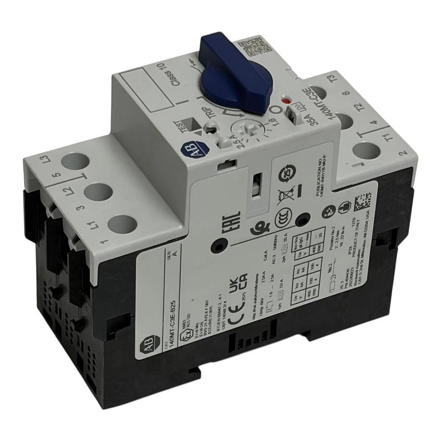 Allen Bradley 140MT-C3E-B25 Motor Protector Circuit Breaker 1.6-2.5A New Surplus