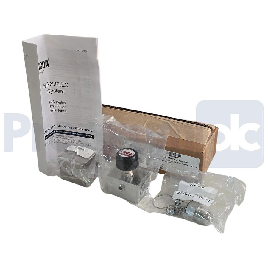 Used CONCOA 8294001 52S Series Maniflex Manifold Starter Kit Stainless Steel NEW