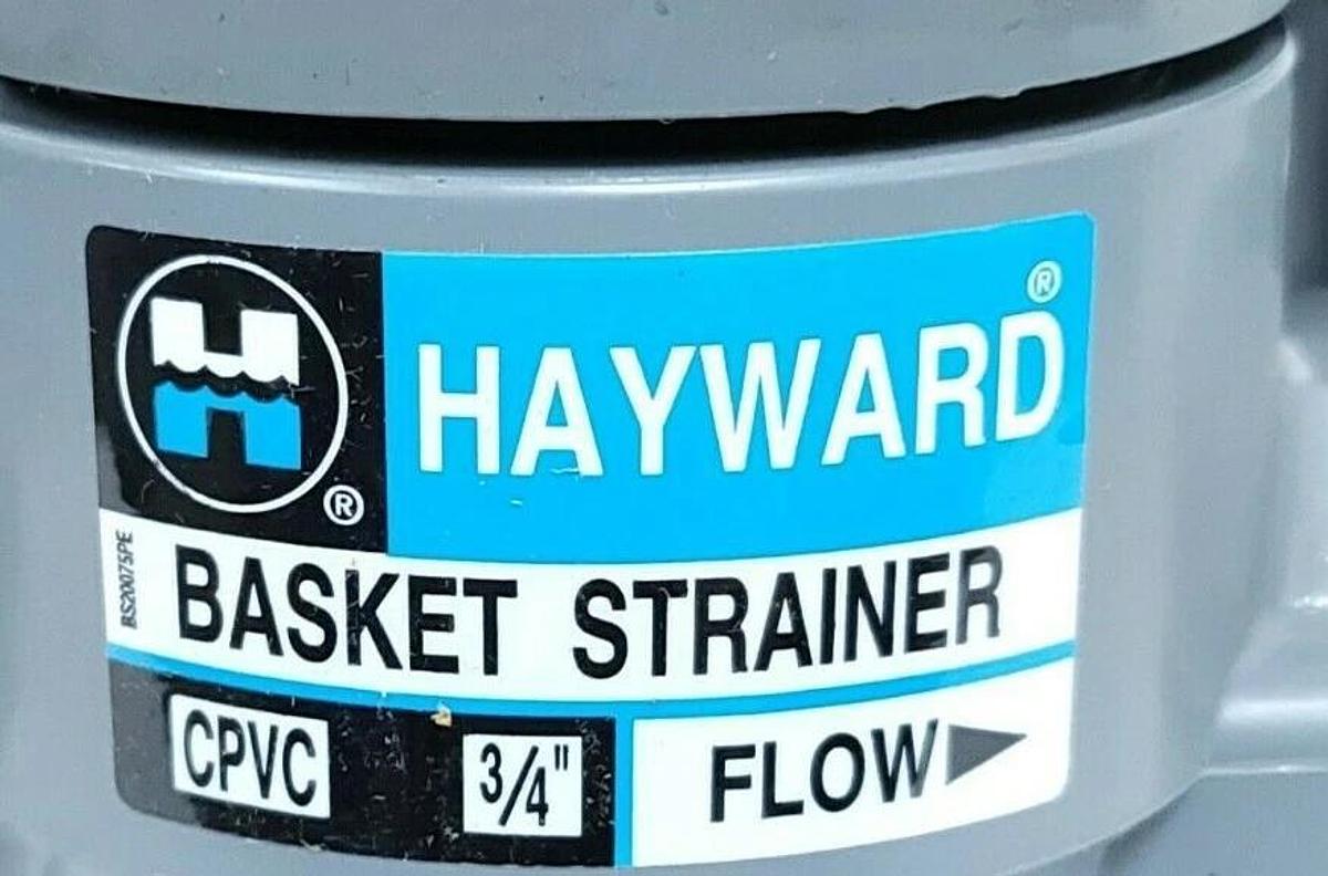 NEW HAYWARD DS20075-T 3/4'' PVC DUPLEX BASKET STRAINER DS20075T