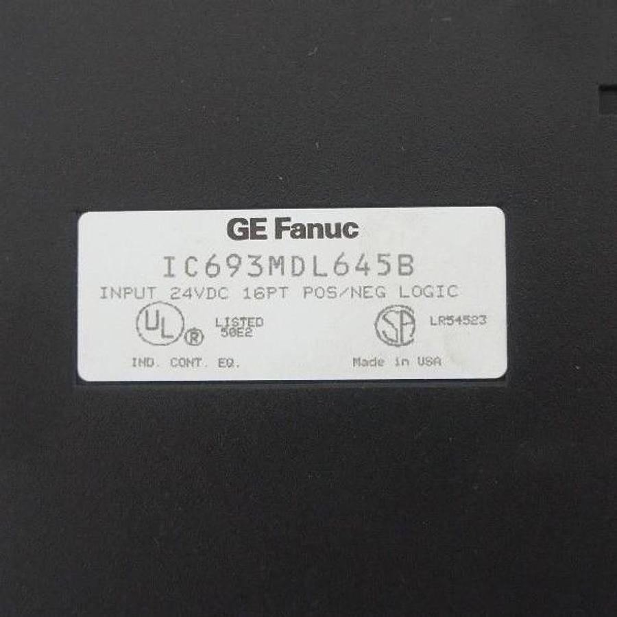 Used LOT OF 5 GE FANUC IC693MDL645B INPUT MODULES 24VDC POS/NEG LOGIC IC693MDL645