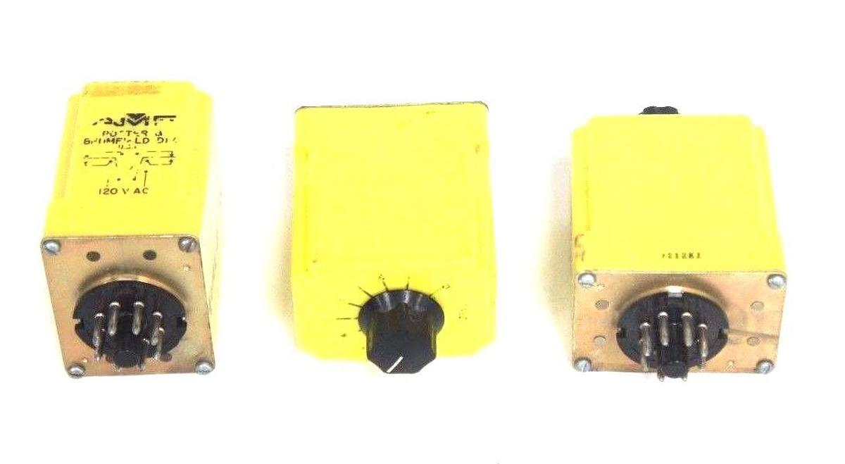 Used LOT OF 3 POTTER AND BRUMFIELD CDB-38-70003 RELAYS CDB3870003
