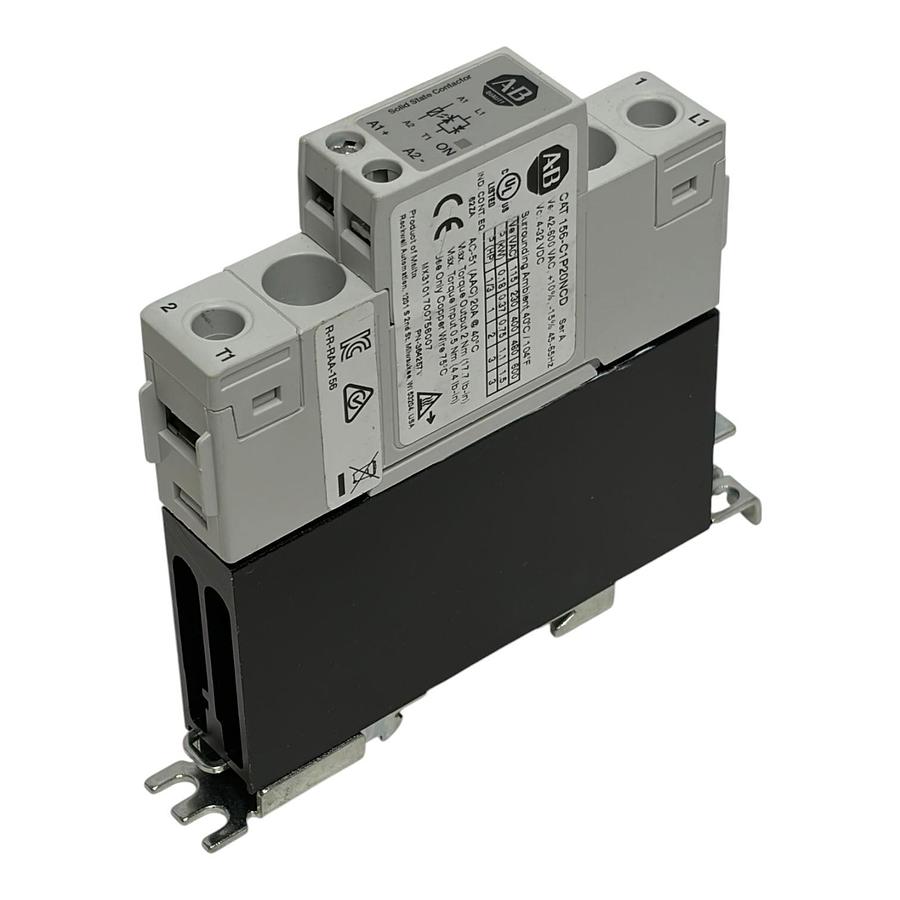 Used Allen Bradley 156-C1P20NCD Solid State Contactor 20A 600VAC 4-32VDC Ser A New